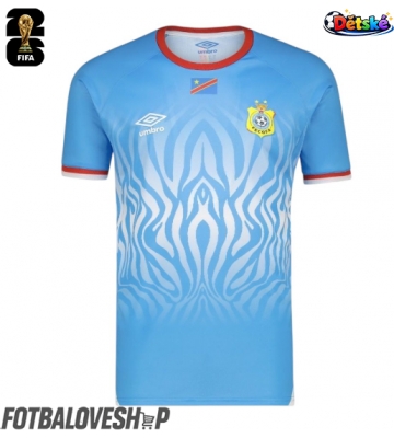 Kongo DR Dětské Domácí Dres MS 2026 Krátký Rukáv (+ trenýrky)